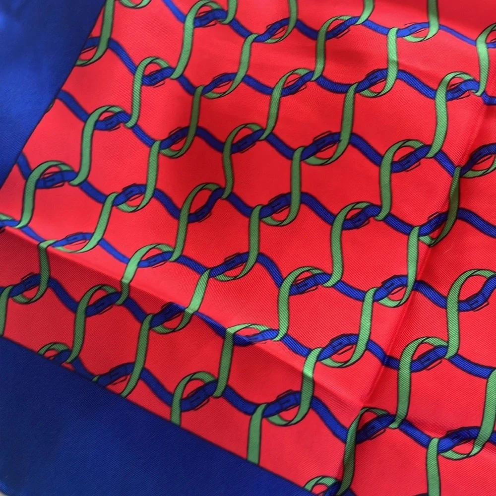 Roberta Di Camerino Silk Scarf vintage standard square geometric